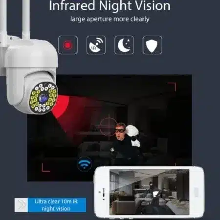 PTZ WiFi Camera HB66 1080p Outdoor CCTV Security Camera