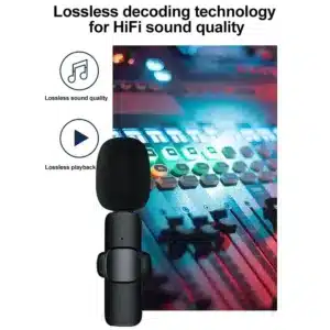 K35 Dual Wireless Mic for Smartphones Laptops