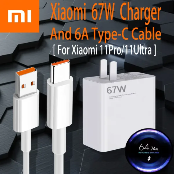 Xiaomi Mi 67W Adapter with Cable