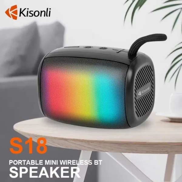 Kisonli G18 RGB Portable Bluetooth Speaker