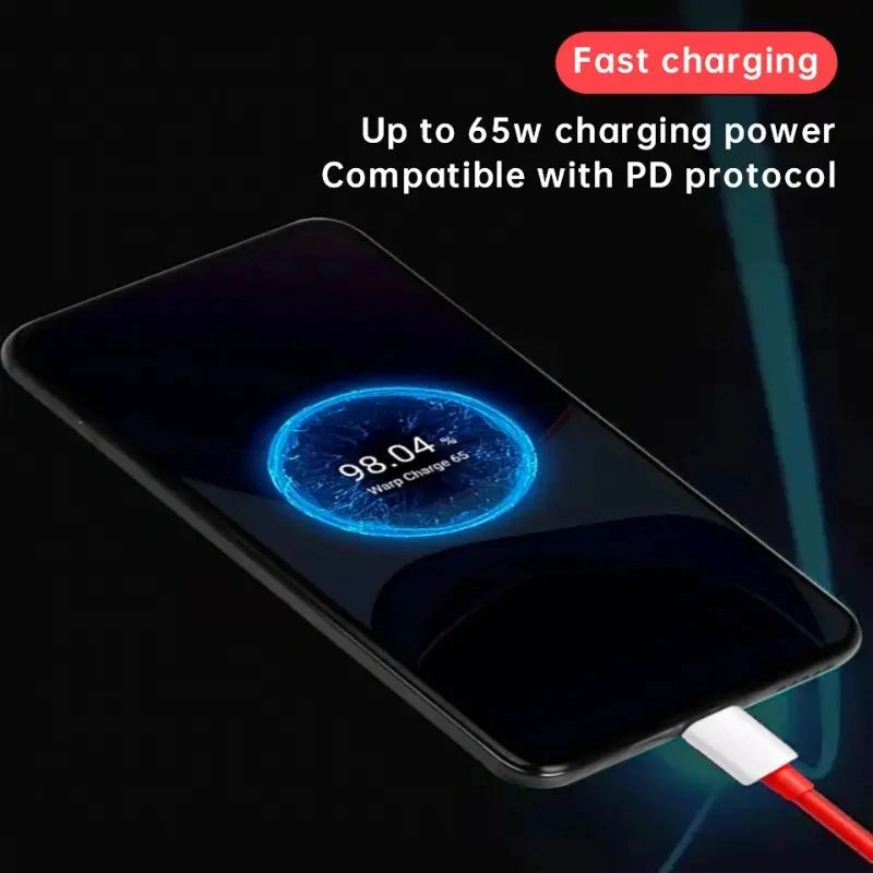 Official OnePlus Warp Charger 65W With Cable