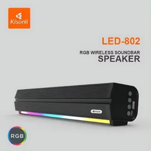 Kisonli LED-802 RGB Wireless Bluetooth Speaker