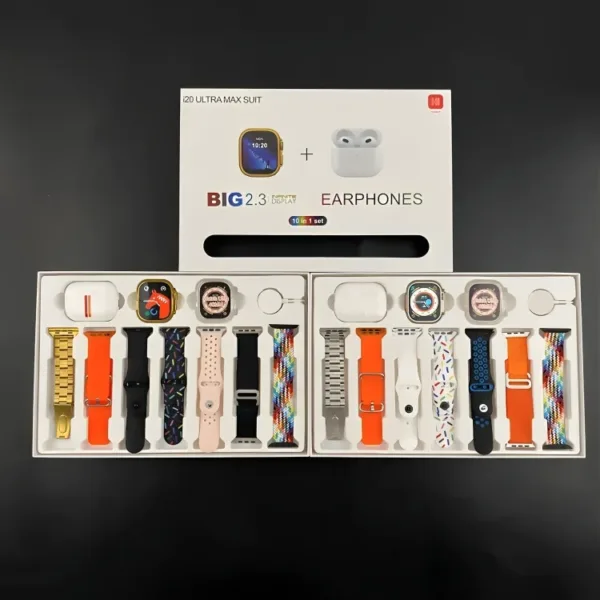 I20 Ultra Max Suit 10 in 1 Smartwatch