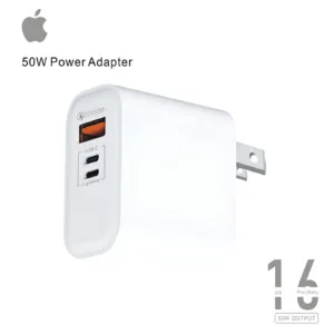 iPhone 16 50W charger with cable