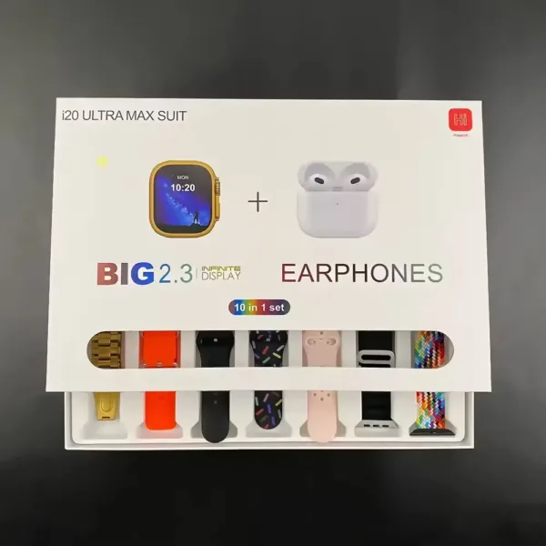 I20 Ultra Max Suit 10 in 1 Smartwatch