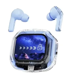 Air Max LCD Display Transparent Earbuds 2025