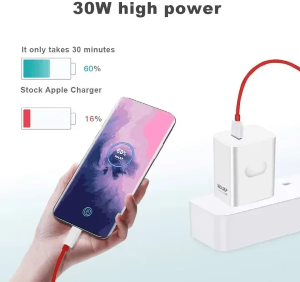 OnePlus Warp Charger 30W with Cable Watts
