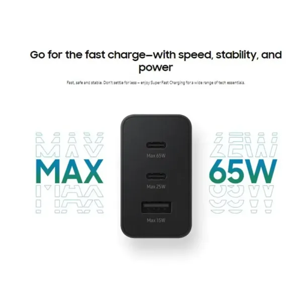 Samsung ATC 65W Trio Charger 2025