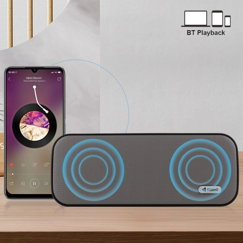 Kisonli KS-2002 Super Bass Wireless Speaker