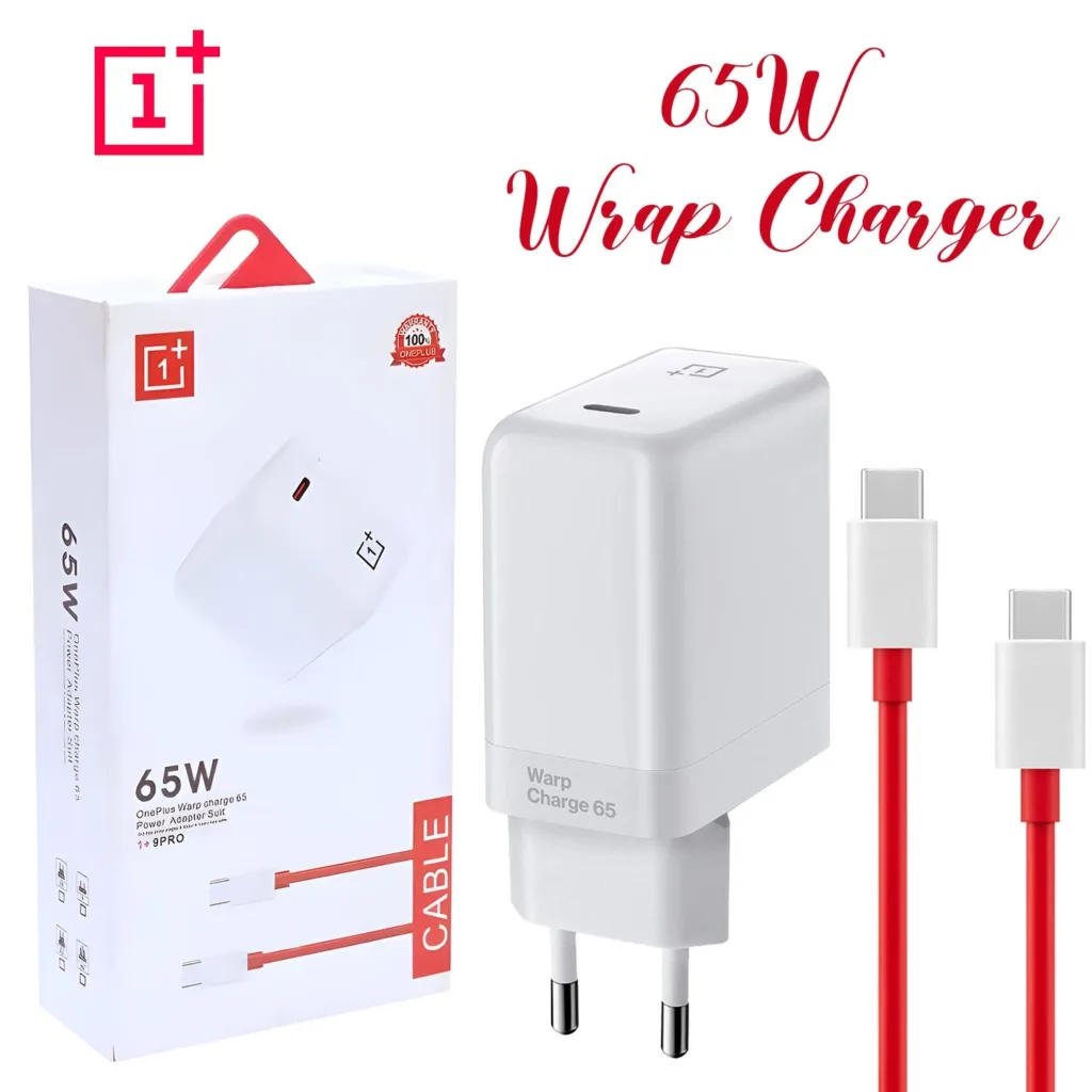 Official OnePlus Warp Charger 65W With Cable