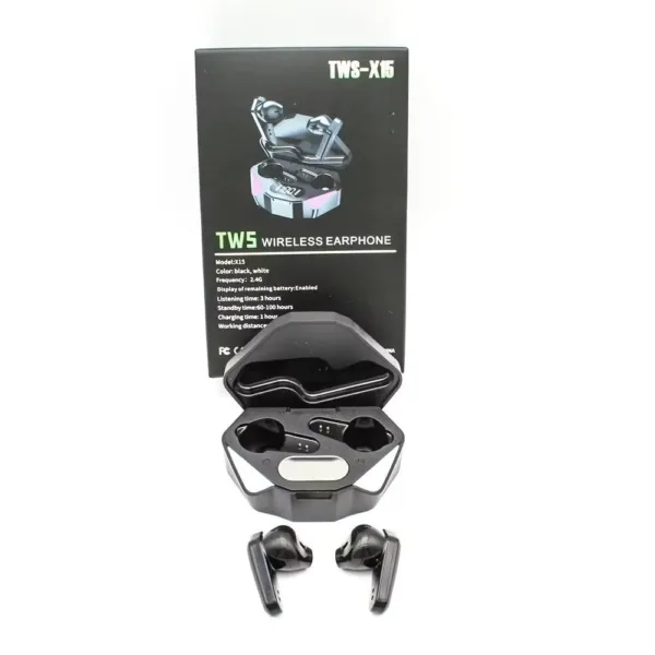 X15 TWS Gaming Wireless Earbuds