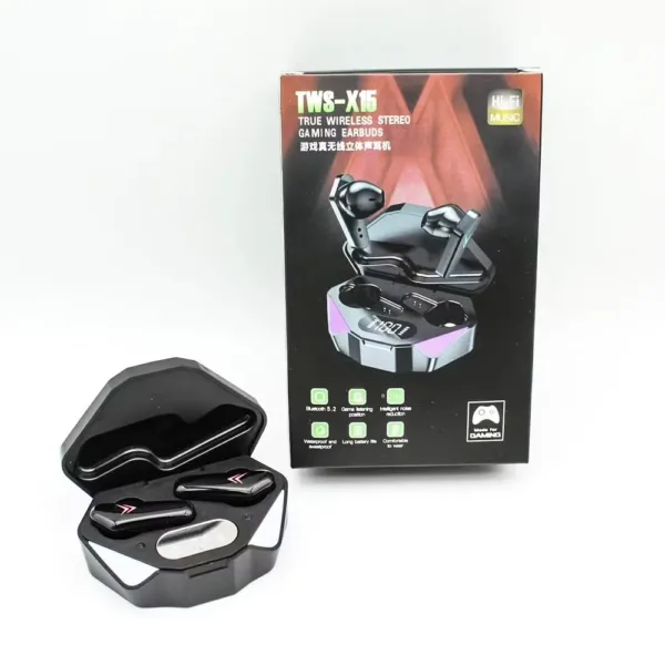 X15 TWS Gaming Wireless Earbuds