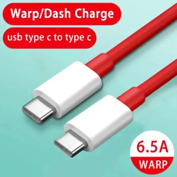 Oneplus Super Vooc 80W Adapter With Cable