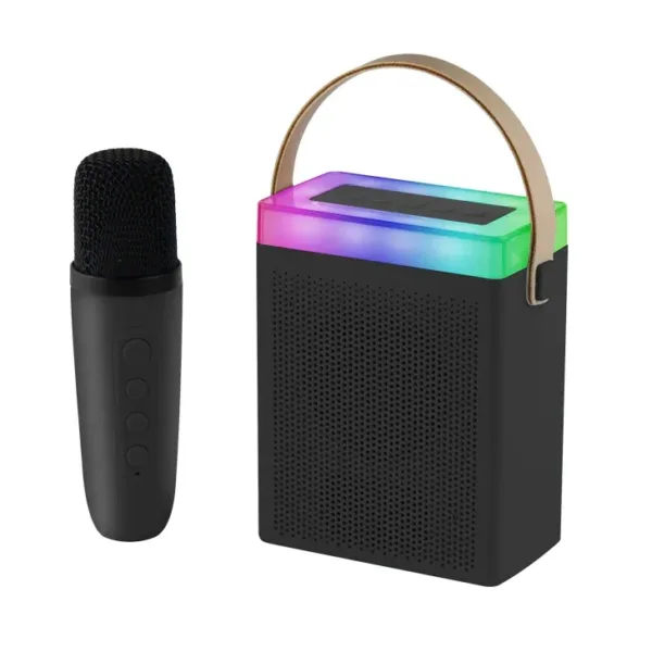 Kisonli G22 Mini Bluetooth Portable Speaker With Wireless Handheld Microphone