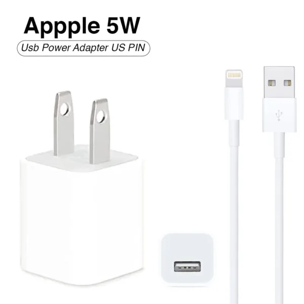iPhone Charger 5W USB with cable