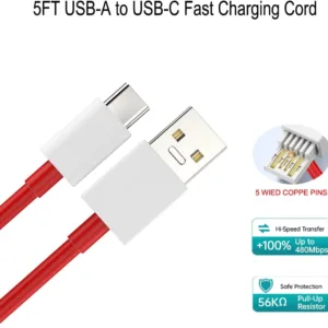 OnePlus 100W Super VOOC Charger With Cable