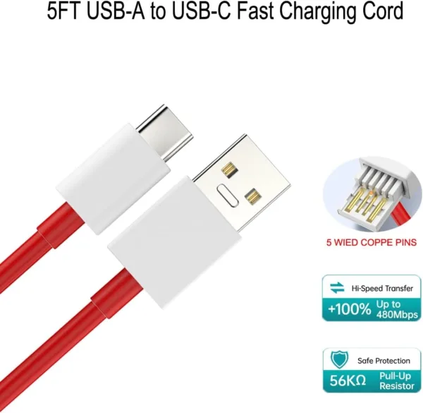 OnePlus 100W Super VOOC Charger With Cable