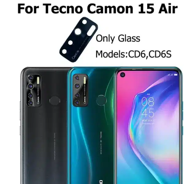 Tecno Camon 15 Air Back Camera Glass Lens
