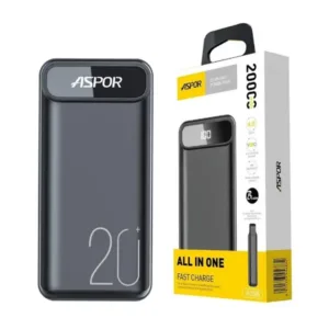 Aspor A396 20000mAh 22.5W Fast Charging Power Bank