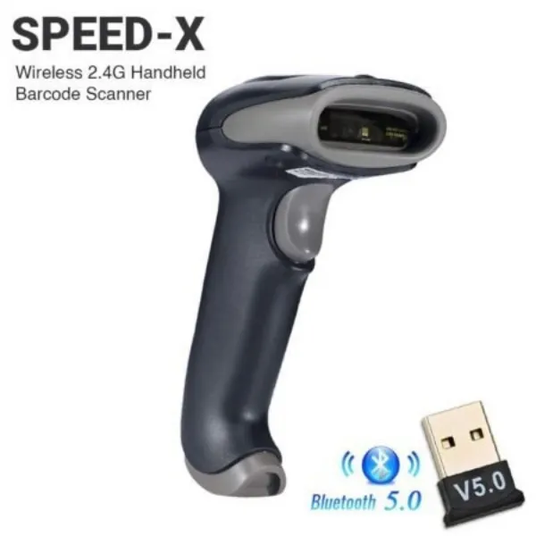 Speed X 8700 Laser Barcode Scanner with USB Receiver