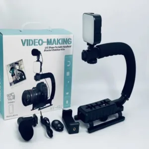 Ay-49u U-Shaped Handheld Video Stabilizer Kit for DSLR & Smartphones