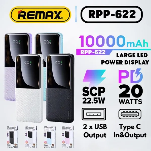 Remax RPP-622 Power Bank 10000mAh