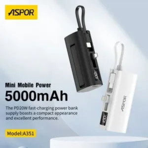 Aspor A351 2 in 1 Power Bank Price in Pakistan