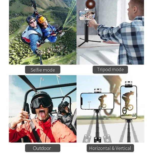 Buy 5 Feet Bluetooth Selfie Stick with Tripod Stand