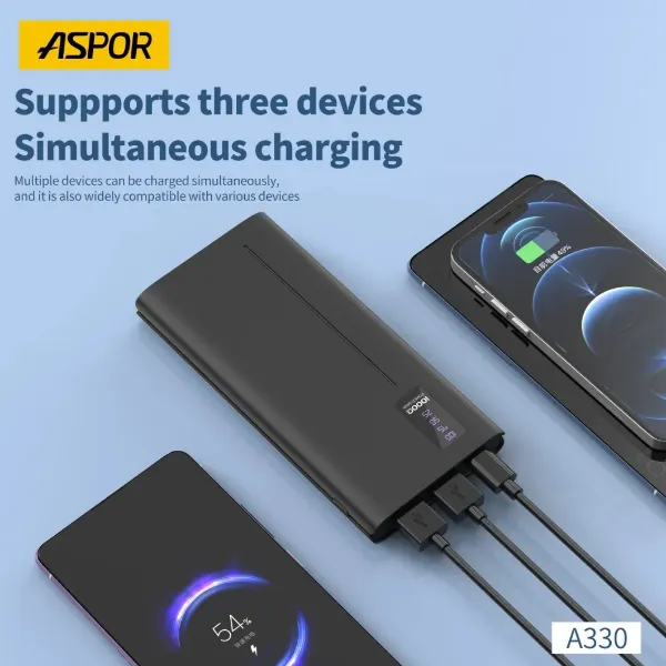 Aspor A330 Power Bank 10000mAh for Sale