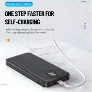 Aspor A320 22.5W Power Bank 10000mah With Display