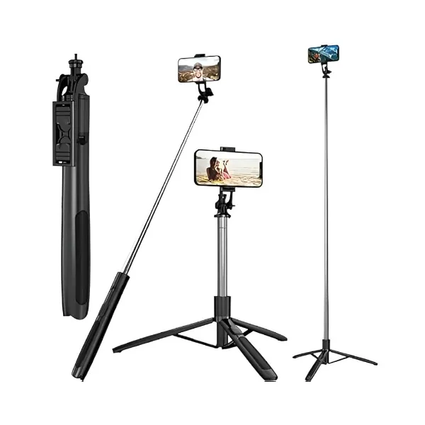 Buy 5 Feet Bluetooth Selfie Stick with Tripod Stand