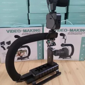 Ay-49u U-Shaped Handheld Video Stabilizer Kit for DSLR & Smartphones