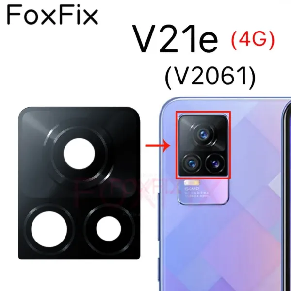 Vivo V21e Back Camera Glass Lens