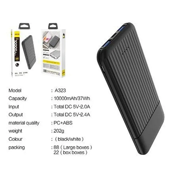 Aspor A323 Power Bank 10000mAh Price in Pakistan