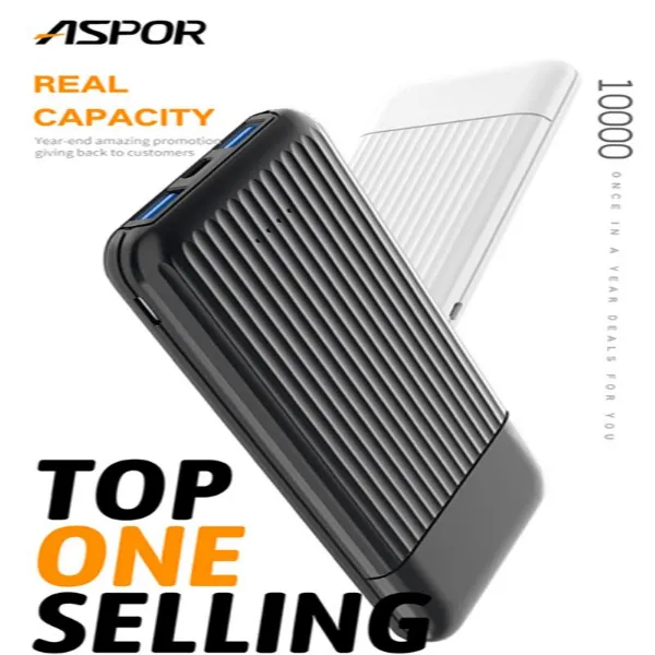 Aspor A323 Power Bank 10000mAh Price in Pakistan