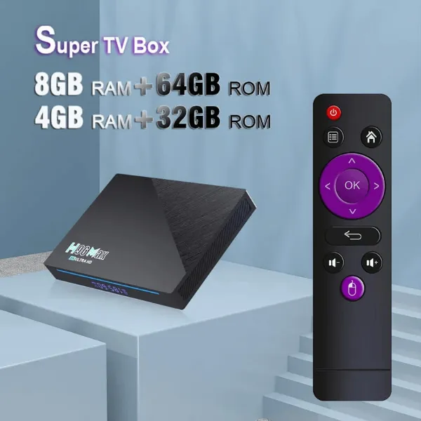 H96 Max 8GB RAM 64GB ROM Android TV Box