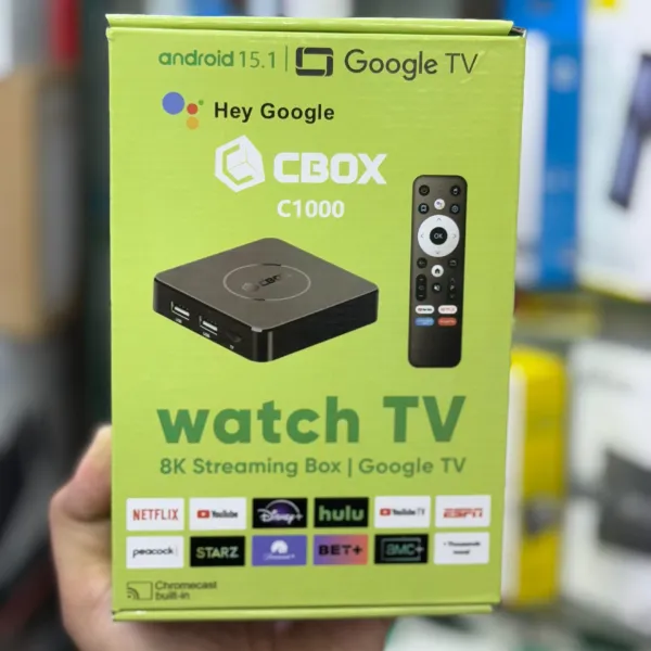 Cbox C1000 TV Box for Android 15.1 Lovers