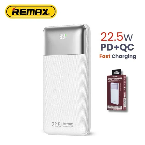 Original Remax 10000mAh PD + QC Fast Charging Power Bank