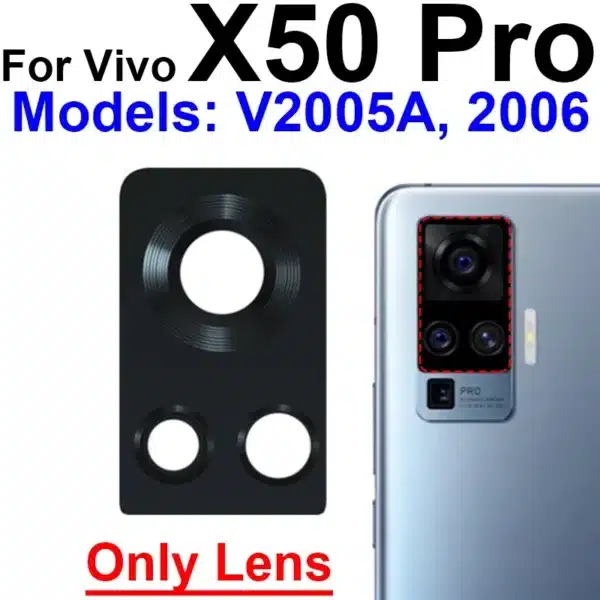 Vivo X50 Pro Back Camera Glass Lens
