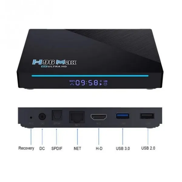 H96 Max 8GB RAM 64GB ROM Android TV Box