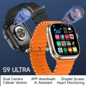 S9 Ultra Smart Watch with 3 Interchangeable Straps