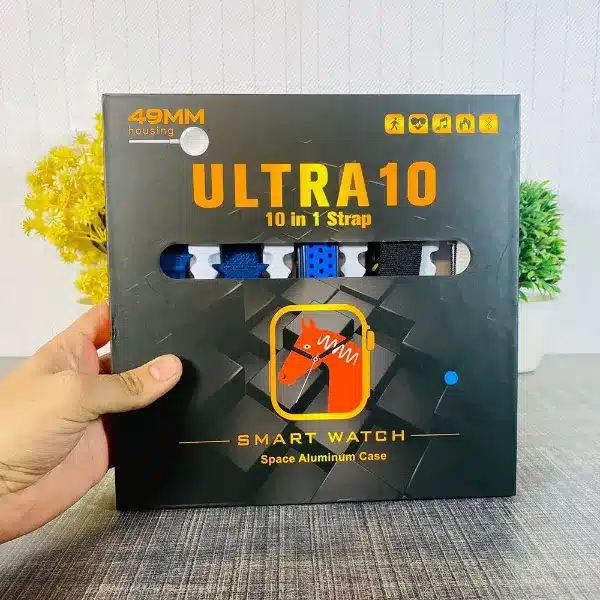 Ultra 10 49mm Smart Watch with 10-in-1 Features