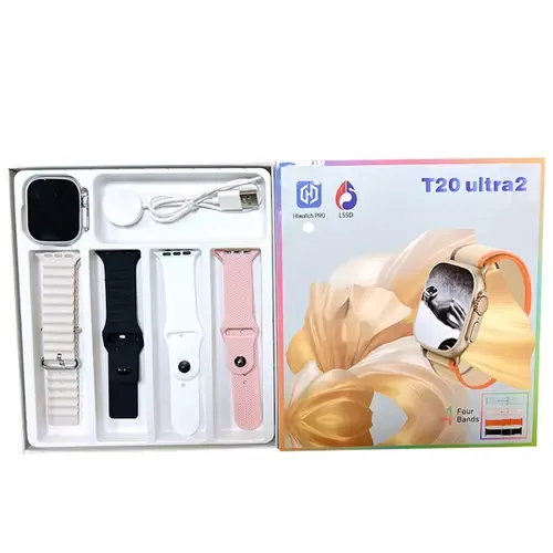 Buy T20 Ultra Series 9 Smartwatch with 4 Free Straps