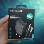 Sabawoon 65W GaN A+C Super Fast Charger