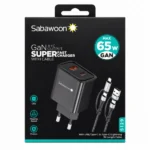 Sabawoon 65W GaN A+C Super Fast Charger