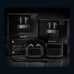 Black Buds Pro 5 AirPods with Fast Charger