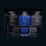 Black Buds Pro 5 AirPods with Fast Charger