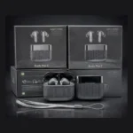 Black Buds Pro 5 Airpods with Fast Charger